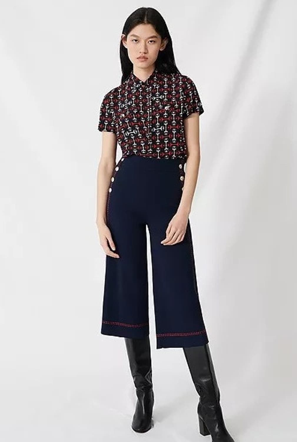 마쥬 와이드 니트 팬츠  상품이미지1