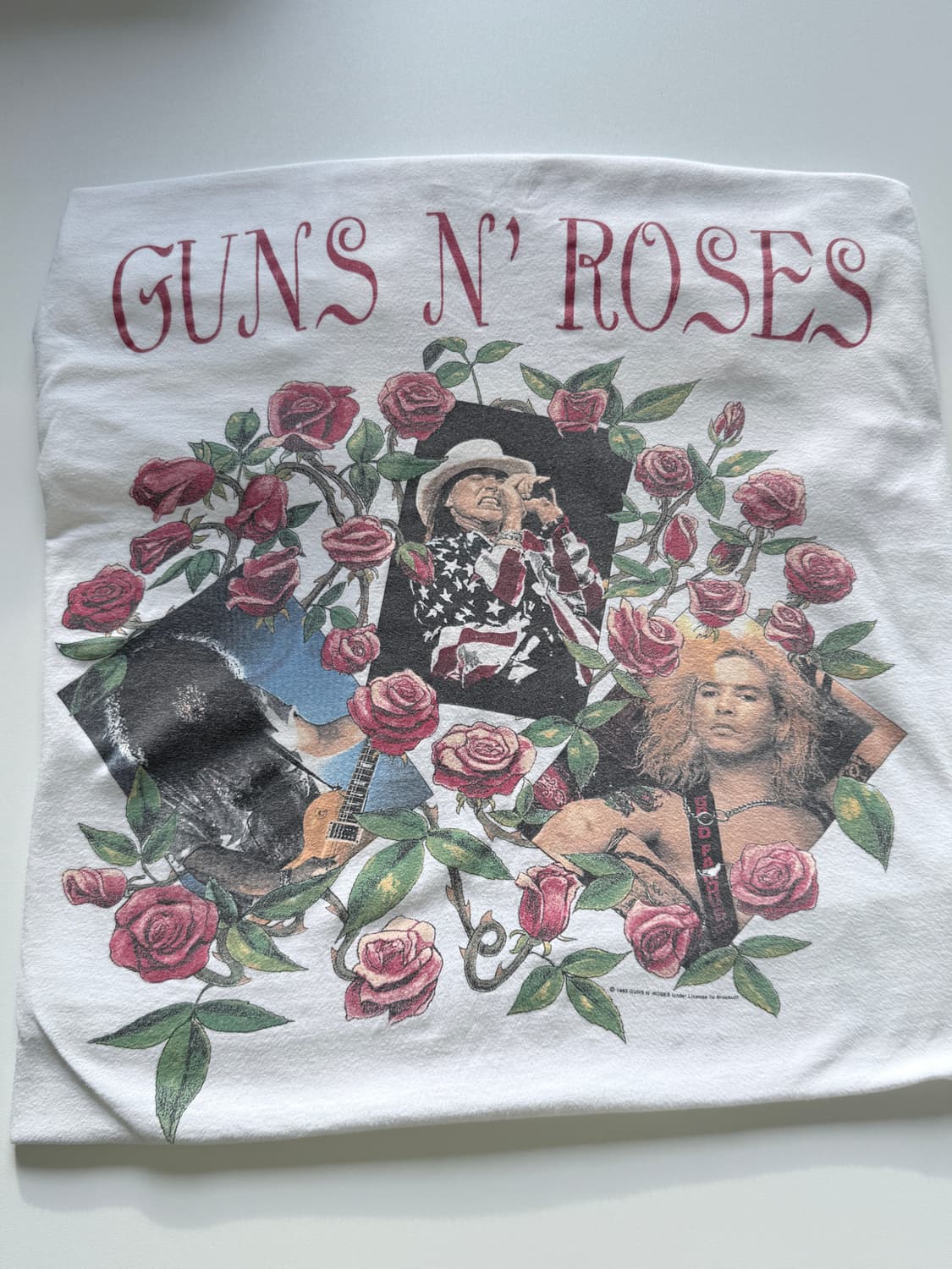 (XL)Guns N Roses 1993 Tour band T shirt 상품이미지3