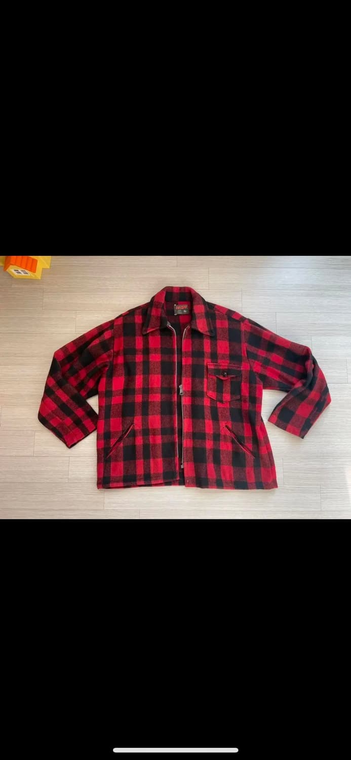 남자 플레이드 울 자켓 판매(버팔로 체크) 상품이미지1