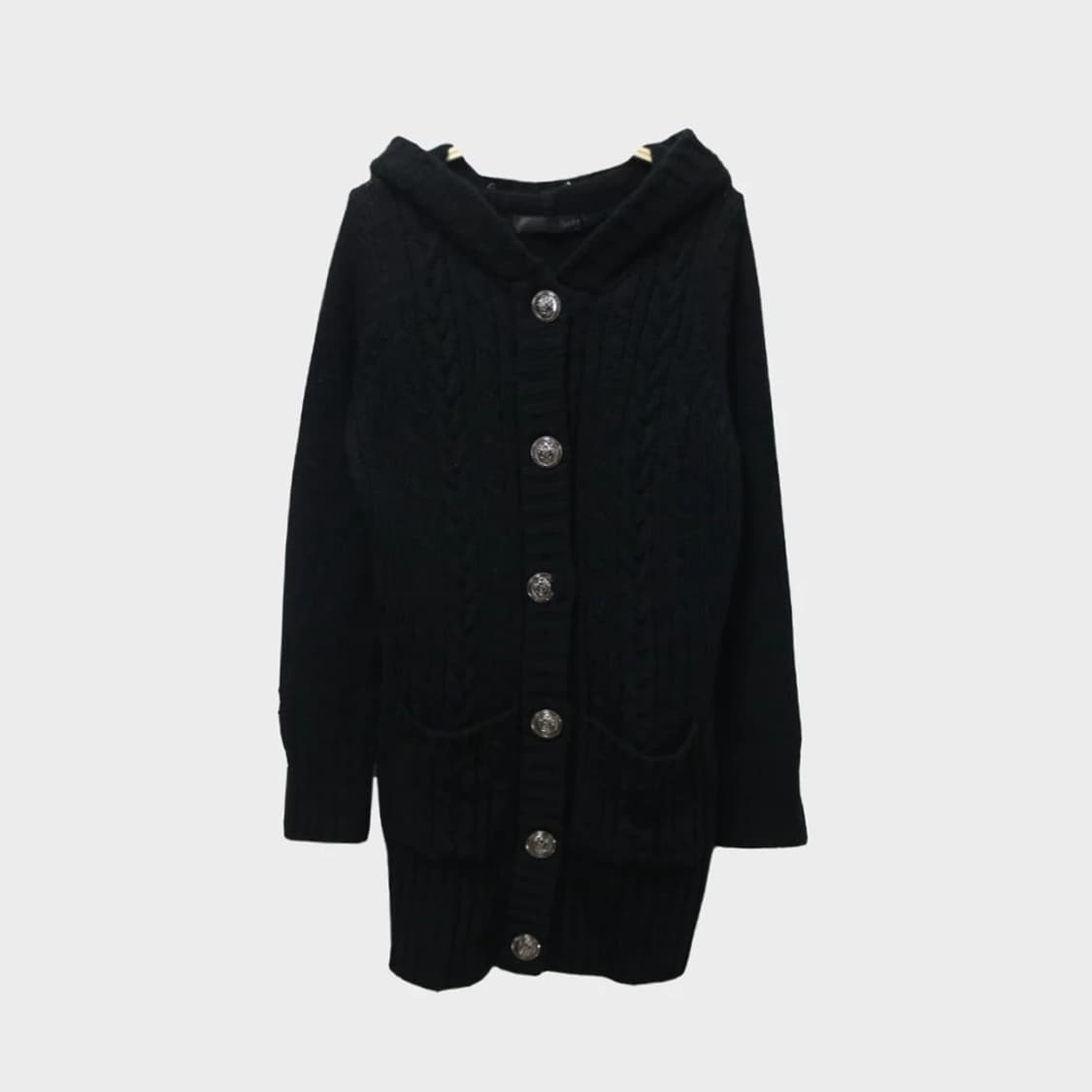 SHARP SHOOTER 꽈배기 니트 롱 가디건 63525 상품이미지1