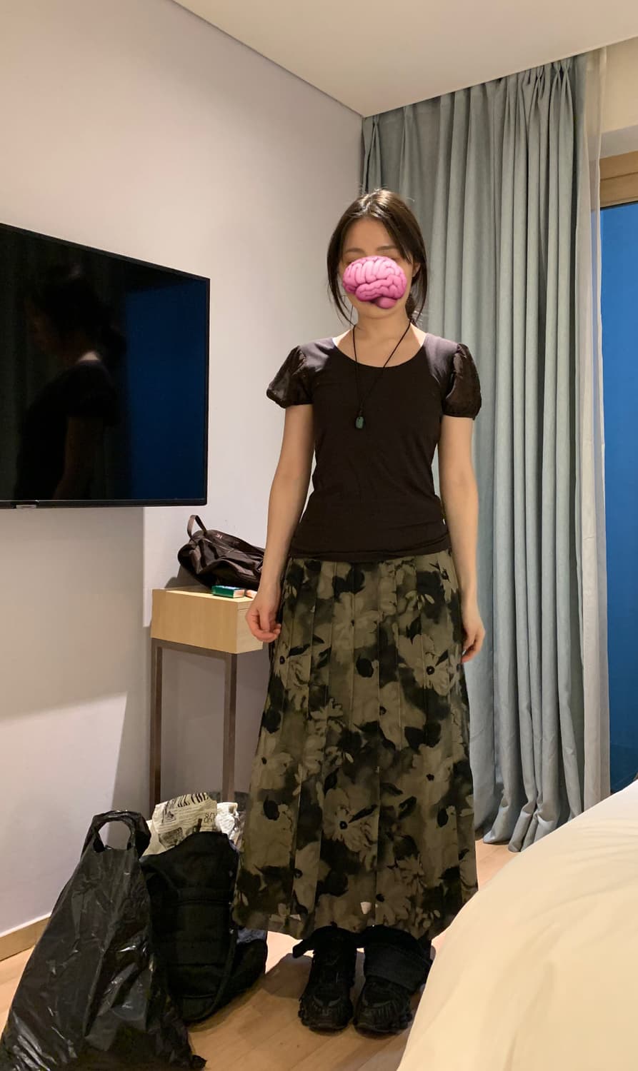 Dot puff sleeve shirts 상품이미지6