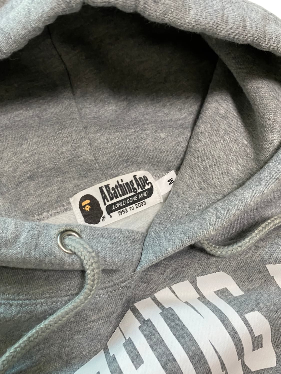 Bape 후드티 그레이 M 상품이미지2