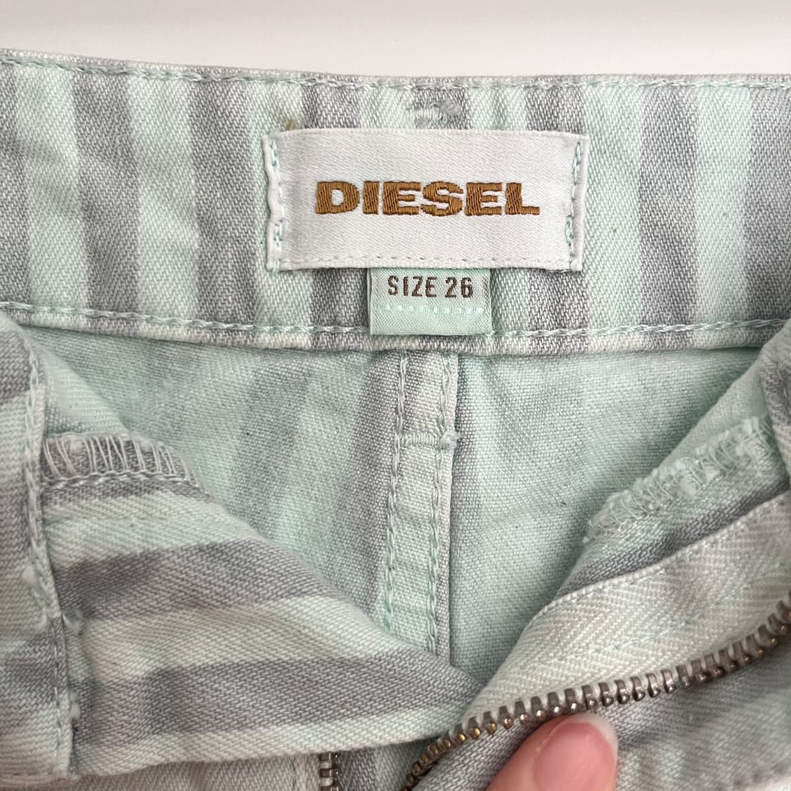 Diesel 디젤 민트 미니스커트 상품이미지2