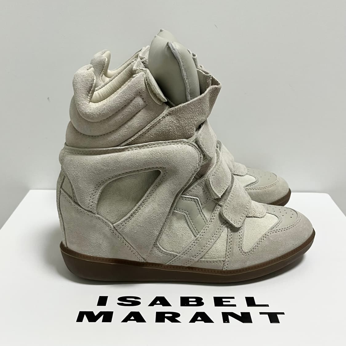[36,37,38,39,40,41]이자벨마랑 베켓 웨지 스니커즈/에크루 상품이미지2