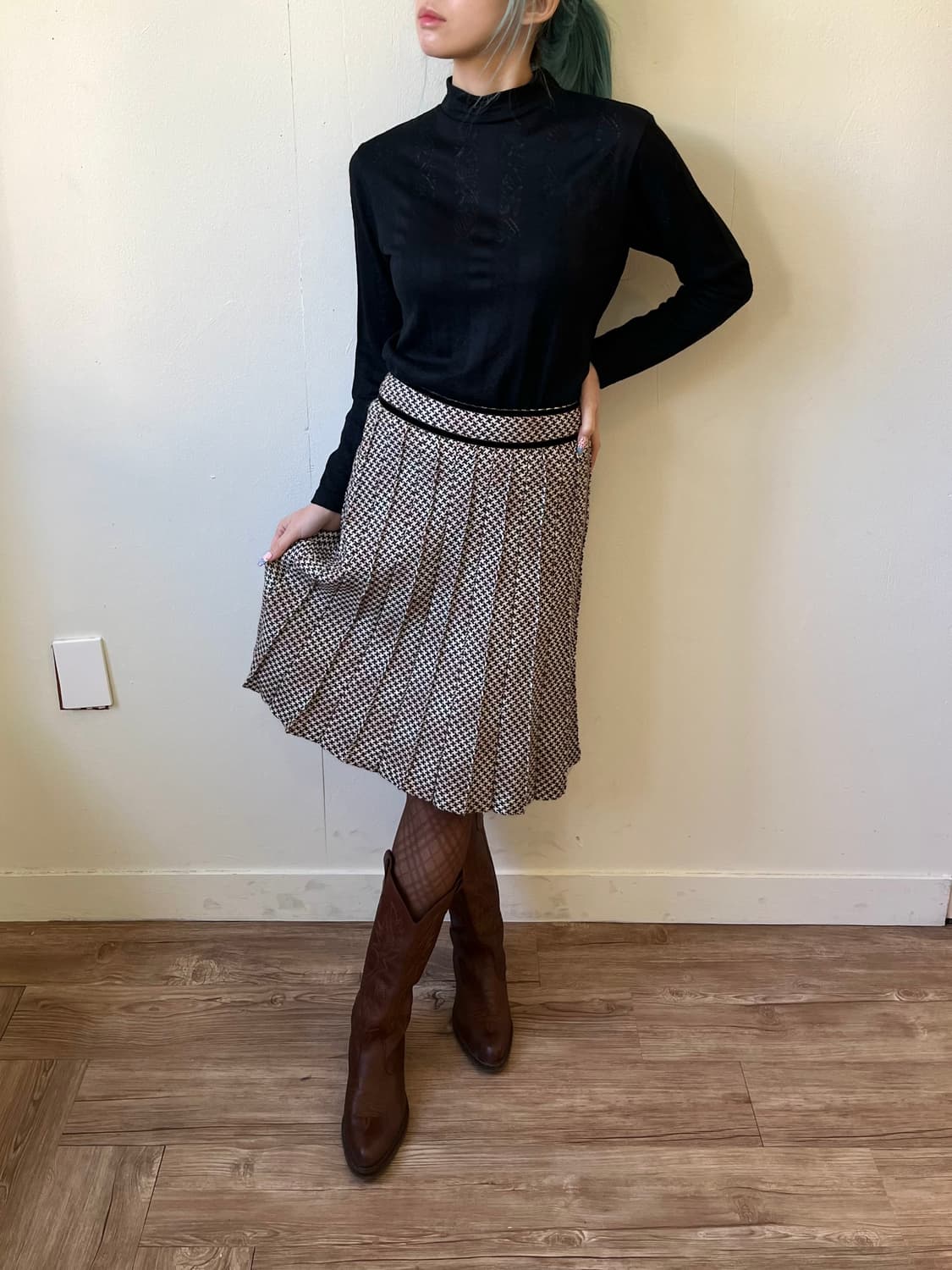 Vingt-trois 트위드 스커트 상품이미지4