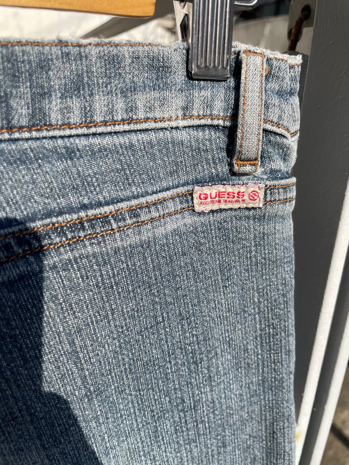 빈티지 guess 미니멀 부츠컷 데님팬츠 상품이미지5