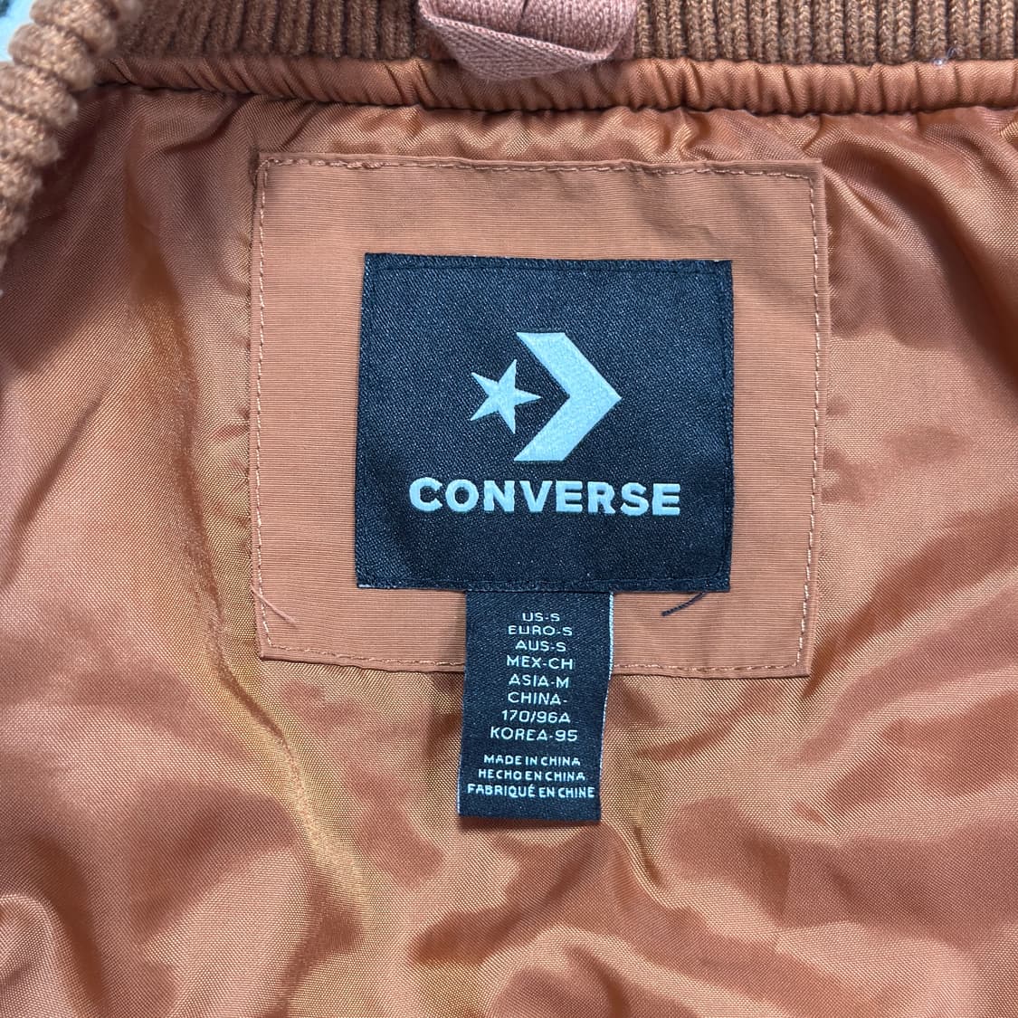 컨버스 올스타 바시티 자켓 브라운 상품이미지4