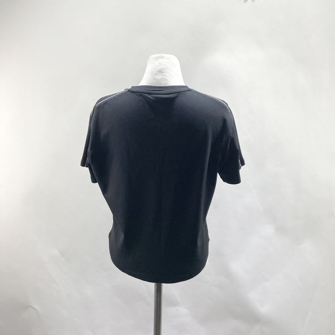 젝시믹스 2025 배색 크롭 숏슬리브 반팔 L  상품이미지3