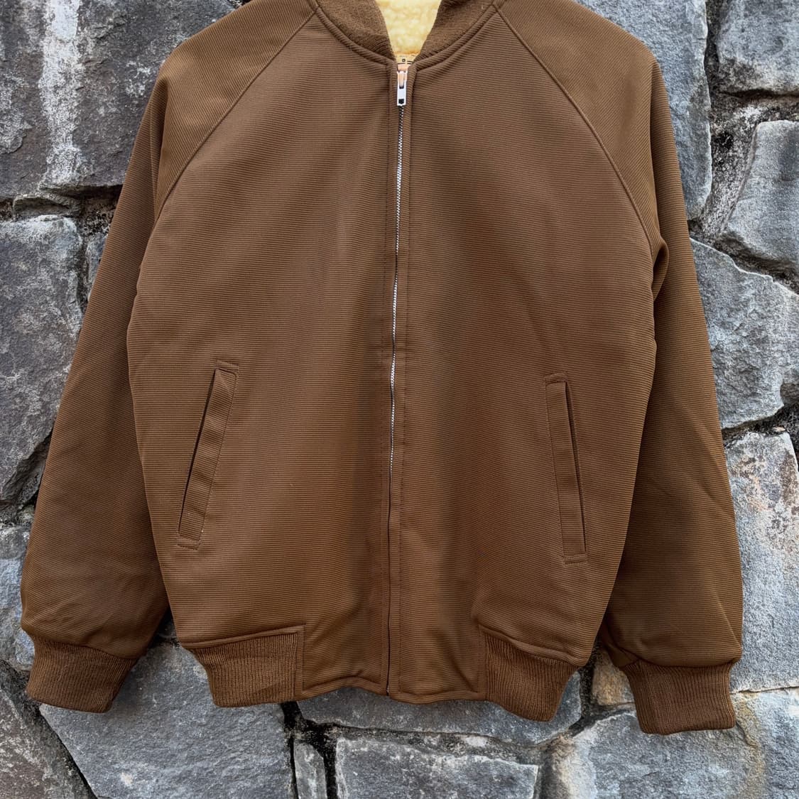 리프 스페이스 패션 셰어링 라인드 보머 자켓 상품이미지5