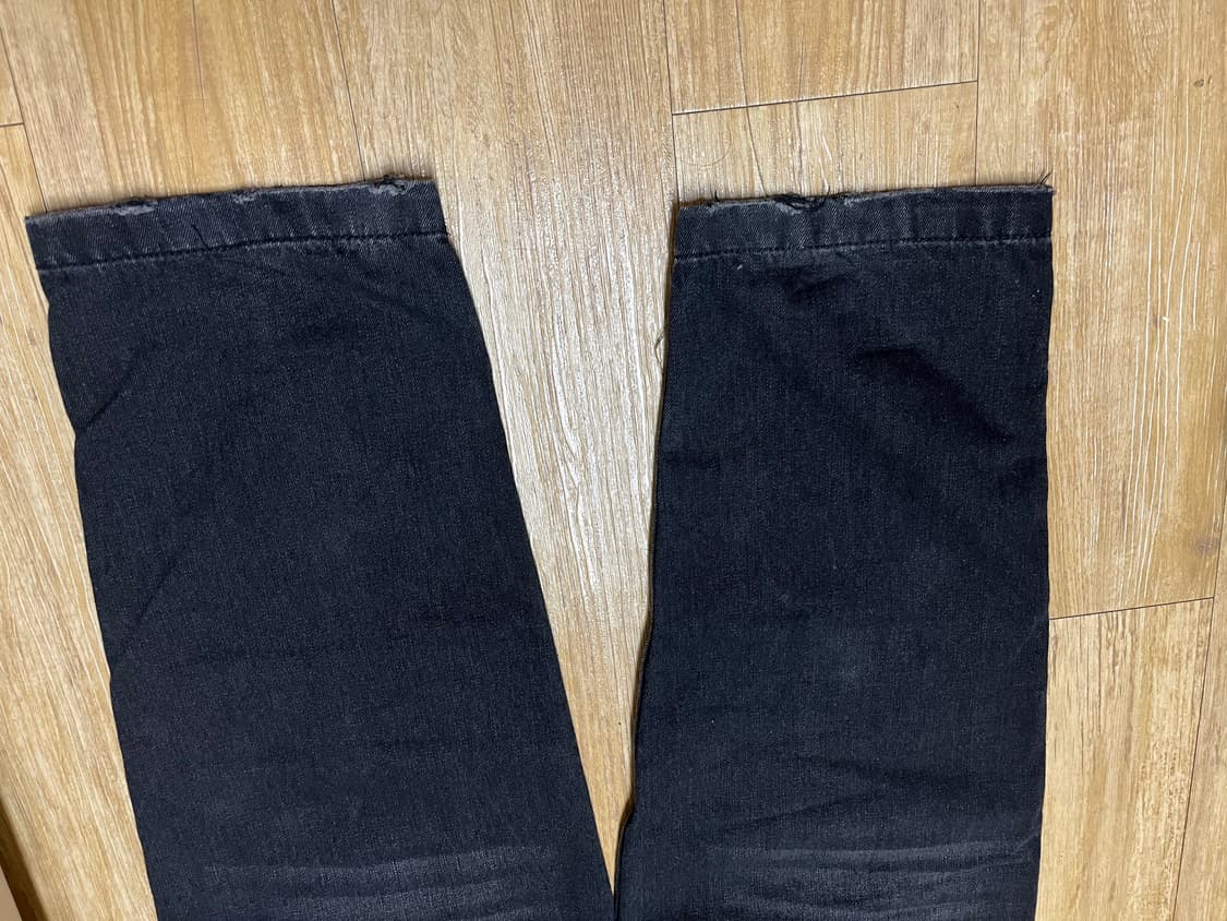 1) 인세인개러지 레더 더블니 워크팬츠 상품이미지8