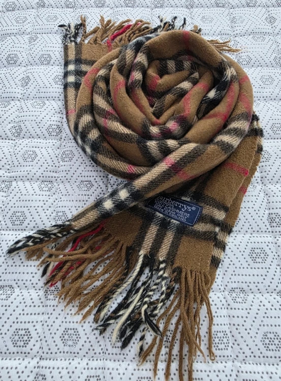 정품 버버리 캐시미어 머플러 상품이미지3