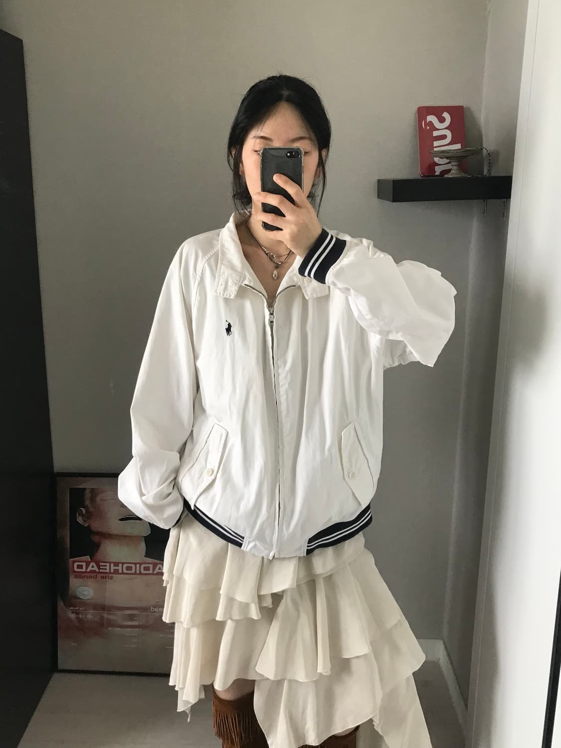 대장급 (주)두산 00년대 폴로 랄프로렌 코튼 면 바라쿠다 자켓 상품이미지3