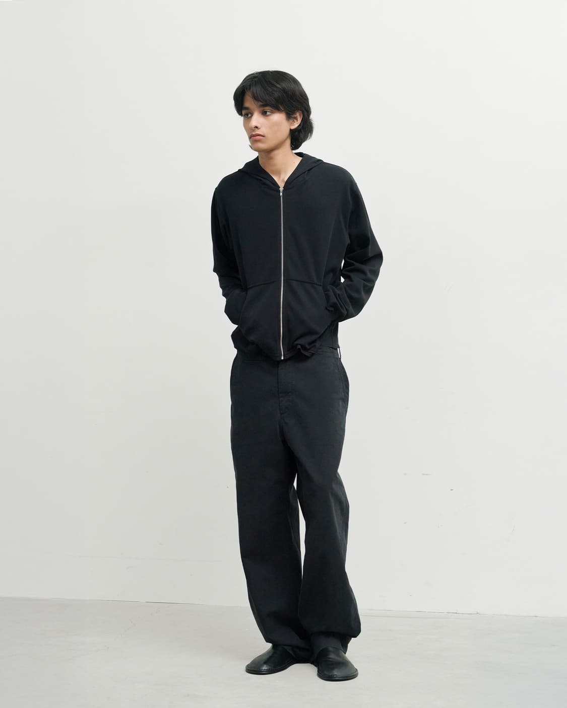 브라운야드 스무스 져지 후드 집업 상품이미지4