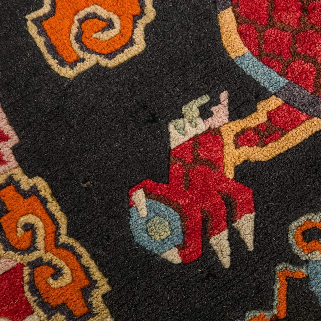 Tibetan Style Double Dragon Rug 상품이미지6