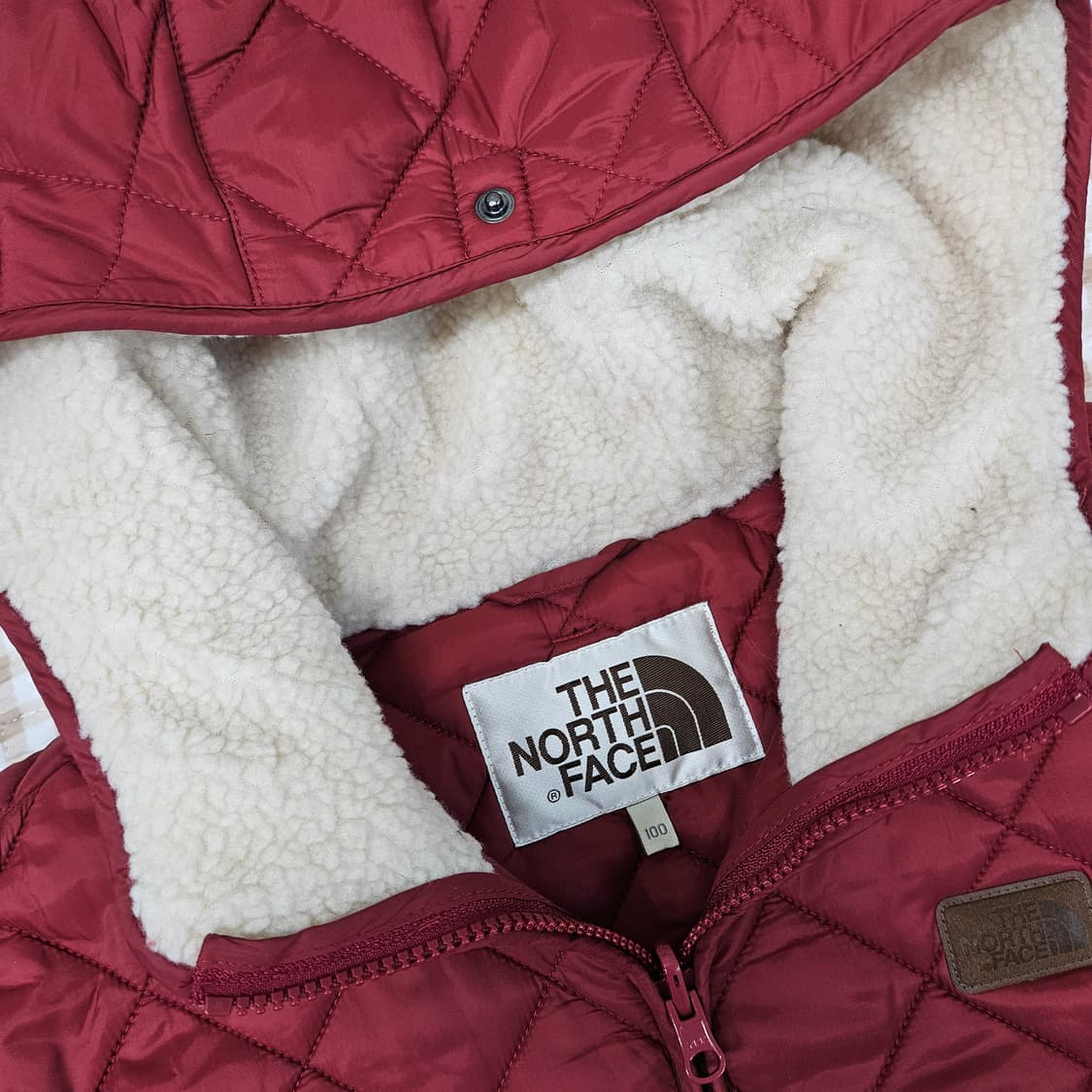 노스페이스 퀼팅 후드집업 자켓 남자100 상품이미지2