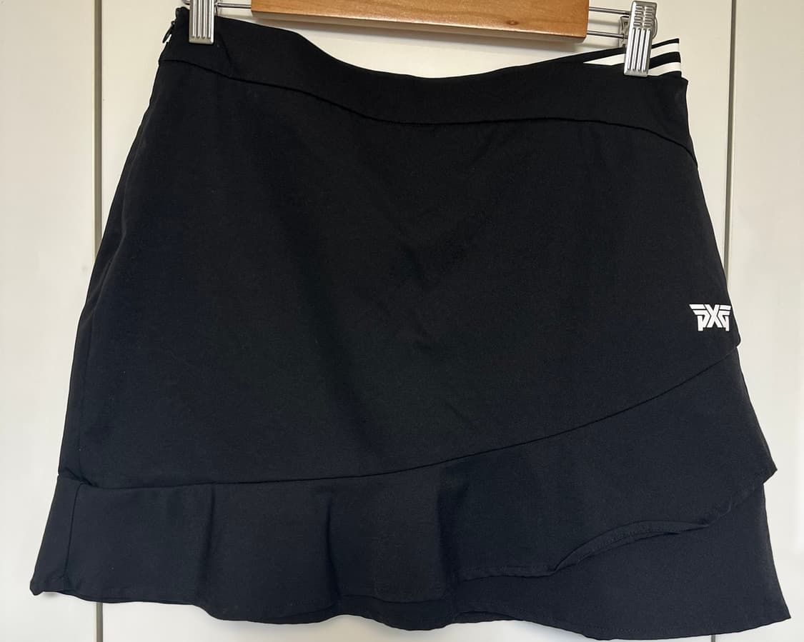 PXG 블랙 플리츠 치마 스커트 상품이미지2