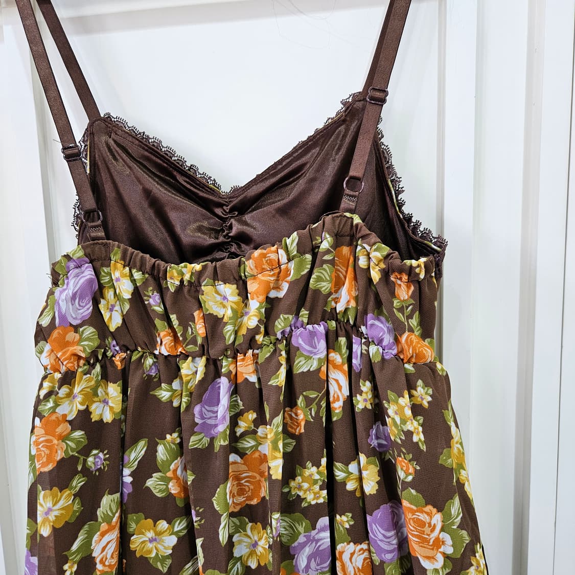 플라워 리본 롱 원피스 상품이미지5