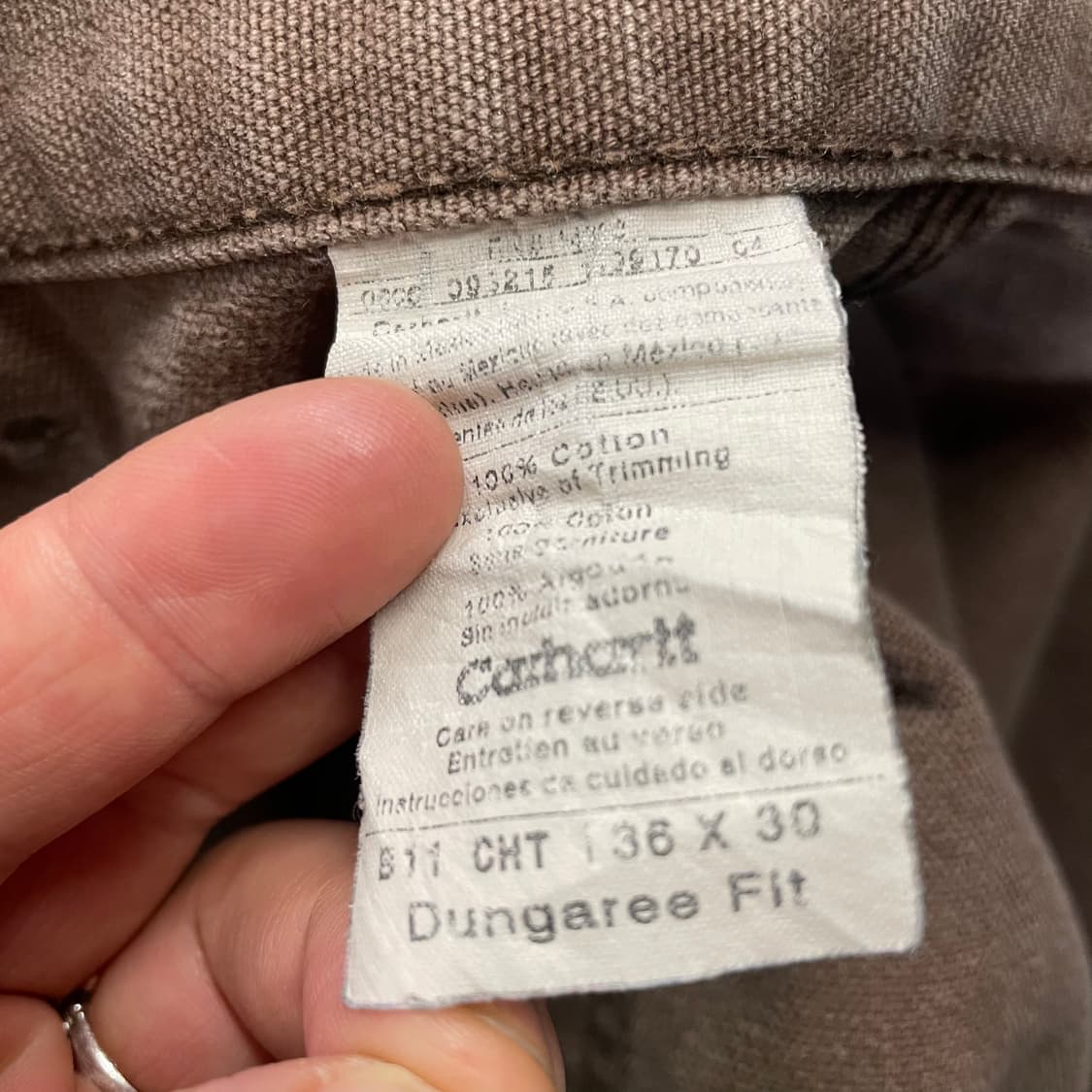 칼하트 B11 CHT 패치워크 카펜터팬츠 상품이미지9