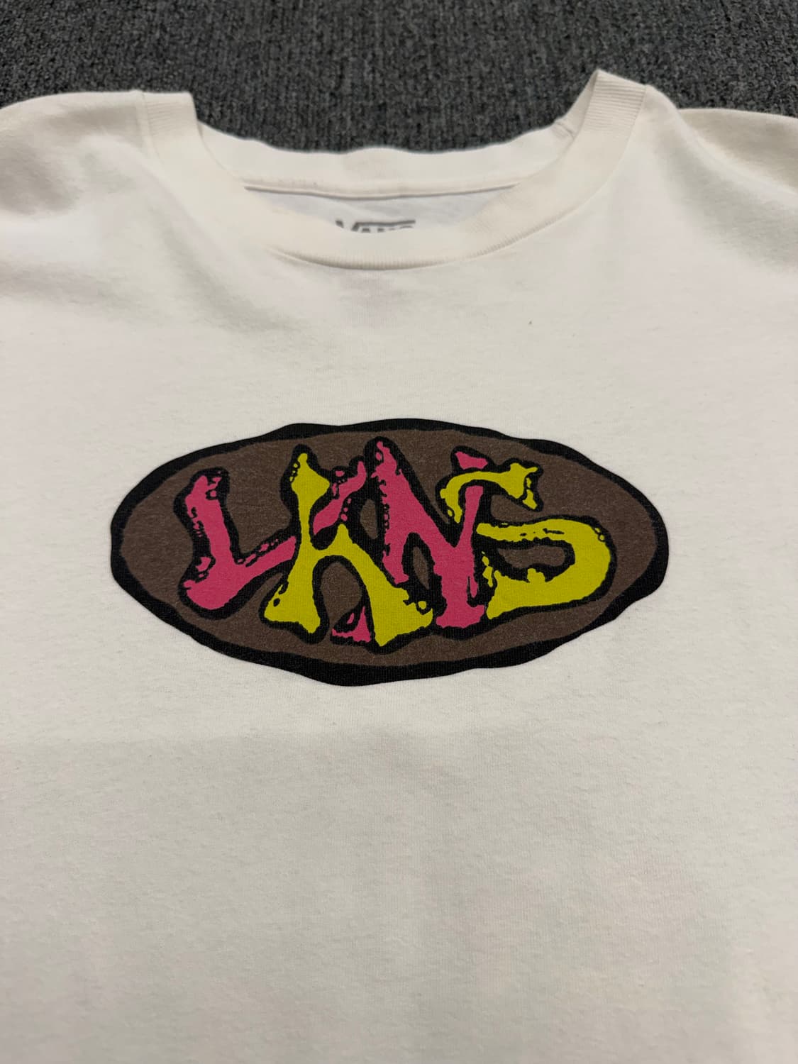 L) 반스 빈티지 프린팅 반팔 티셔츠 상품이미지3