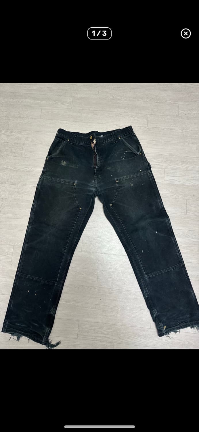 칼하트 90sUSA 더블니 데님팬츠 상품이미지1