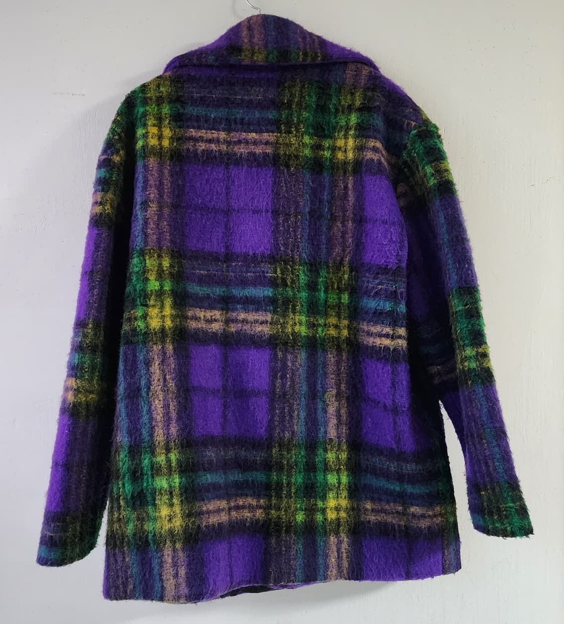 프랑스 브랜드 promod 보라 체크 울코트 상품이미지8