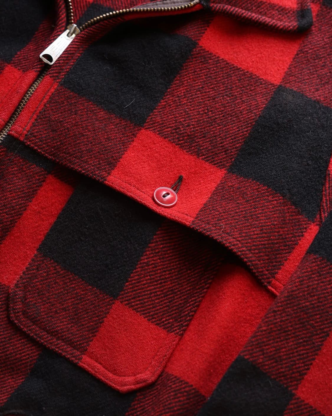 엘엘빈 70s 울 버팔로 플레이드 매키노 자켓 상품이미지4