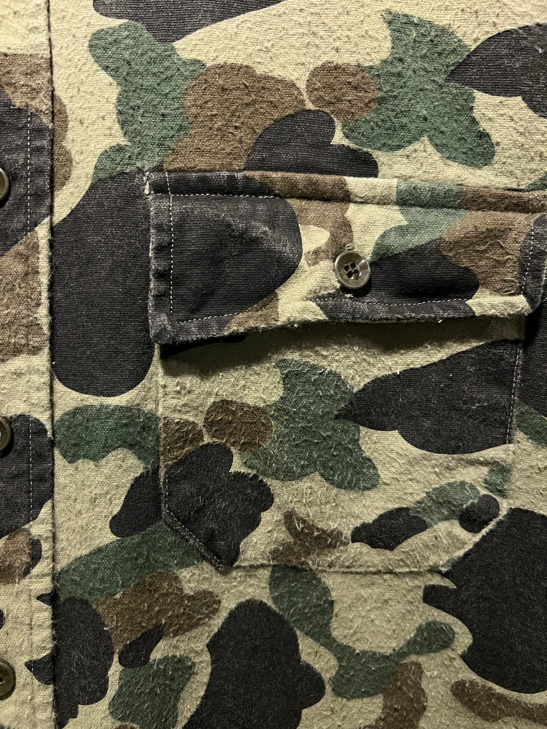 [XL]L.L.Bean 엘엘빈 USA Made 덕카모 샤모아 헌팅 셔츠 상품이미지3