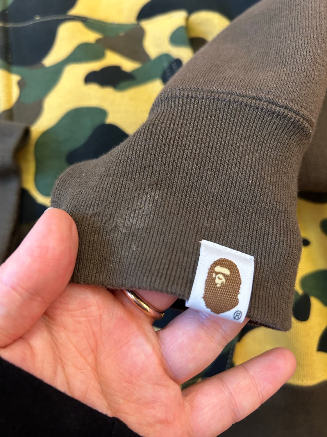 베이프 카모 크레이지 후드집업 상품이미지5