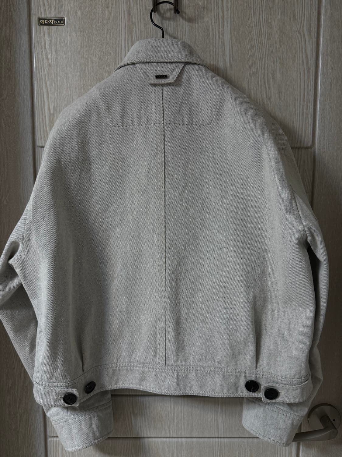 솔리드옴므 데님 크롭자켓 그레이 48. 상품이미지2