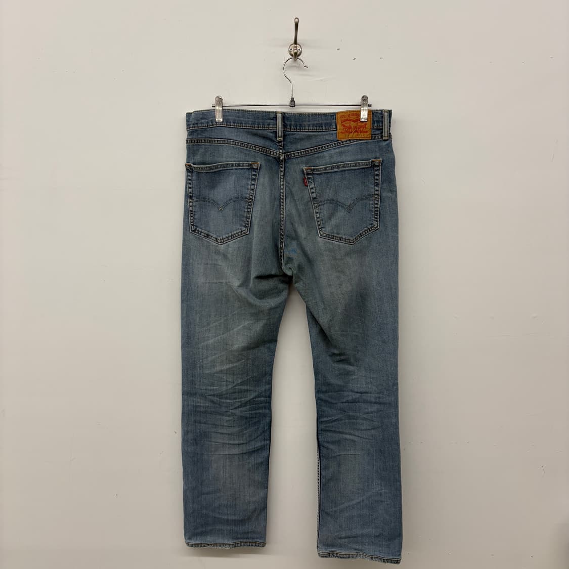 리바이스 데미지 워싱 청바지 34in 상품이미지5