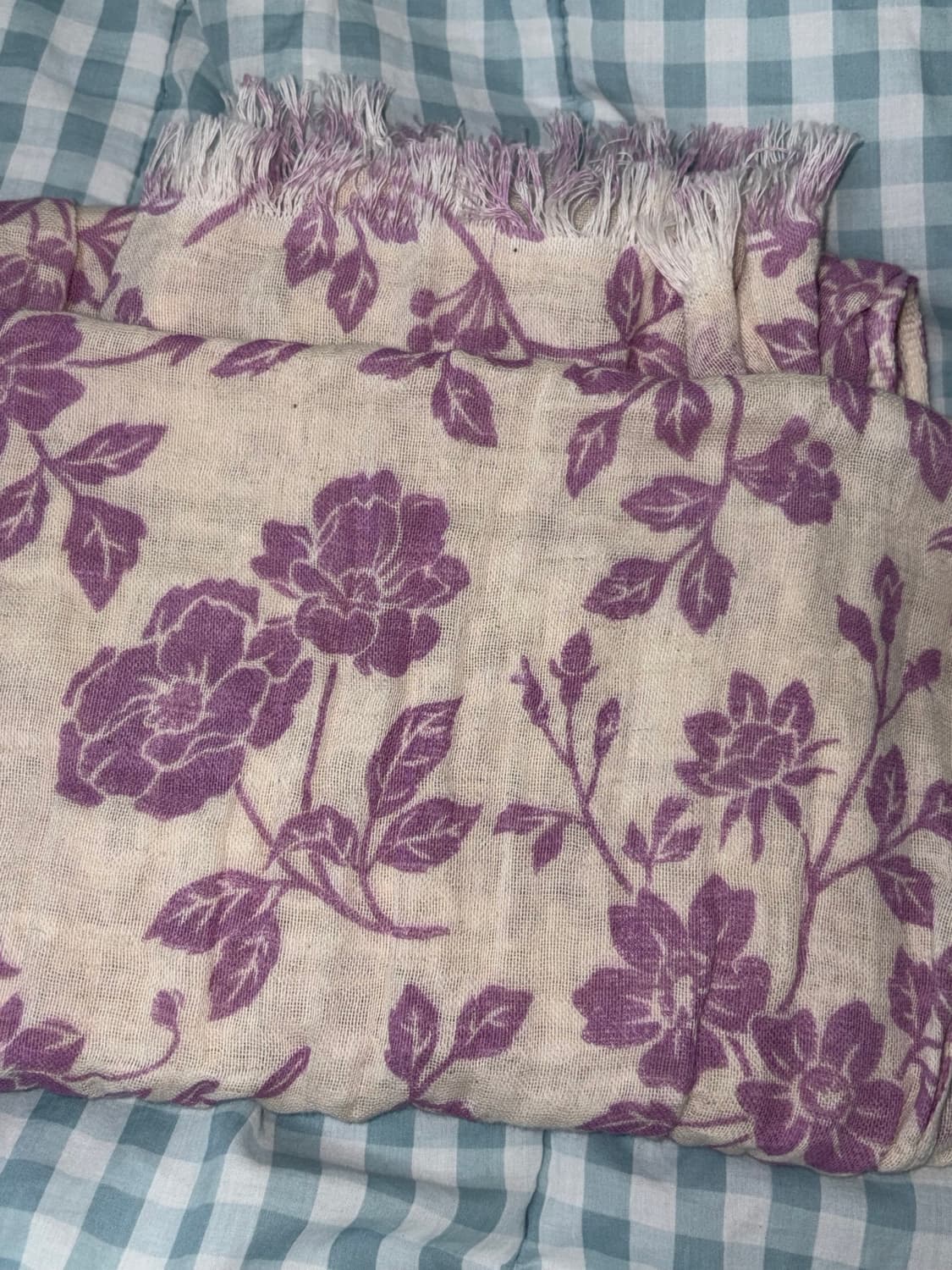 플라워 빈티지 스카프 상품이미지4