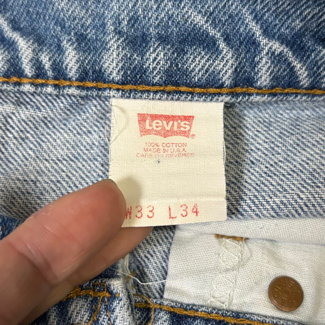 90s Levi’s usa 517 오렌지탭 부츠컷 데님 상품이미지6