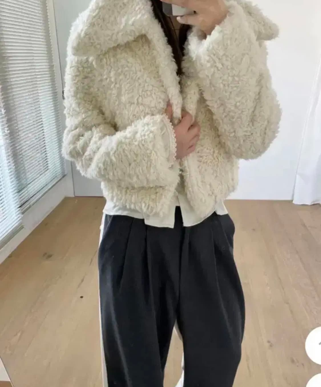 이너뮤트 푸들 퍼자켓 블랙 상품이미지2