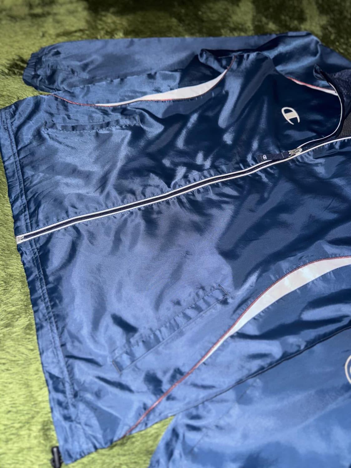 [L] 챔피온 재팬 엠브로이더리 로고 트랙 자켓 네이비 상품이미지5