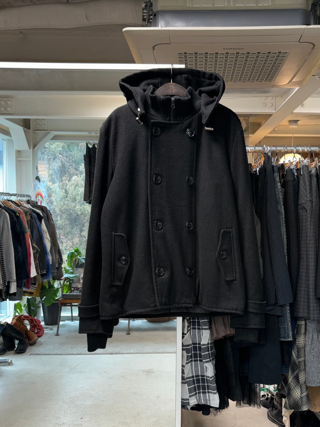 Pincponc 울 나폴레옹 후드 자켓 상품이미지1