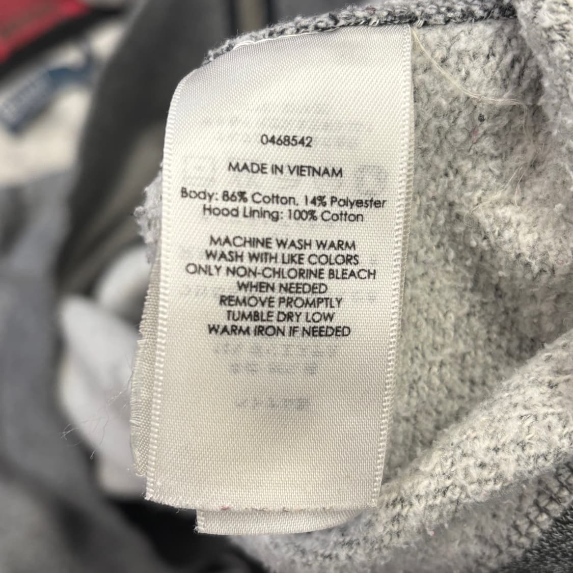 L 폴로랄프로렌 그레이 기모 후드 집업 상품이미지5