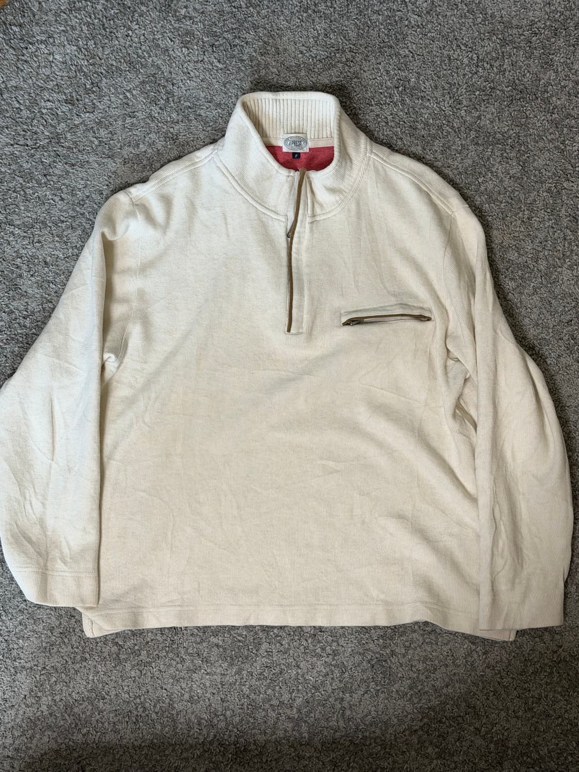 제이프레스 하프 집업 니트 상품이미지2