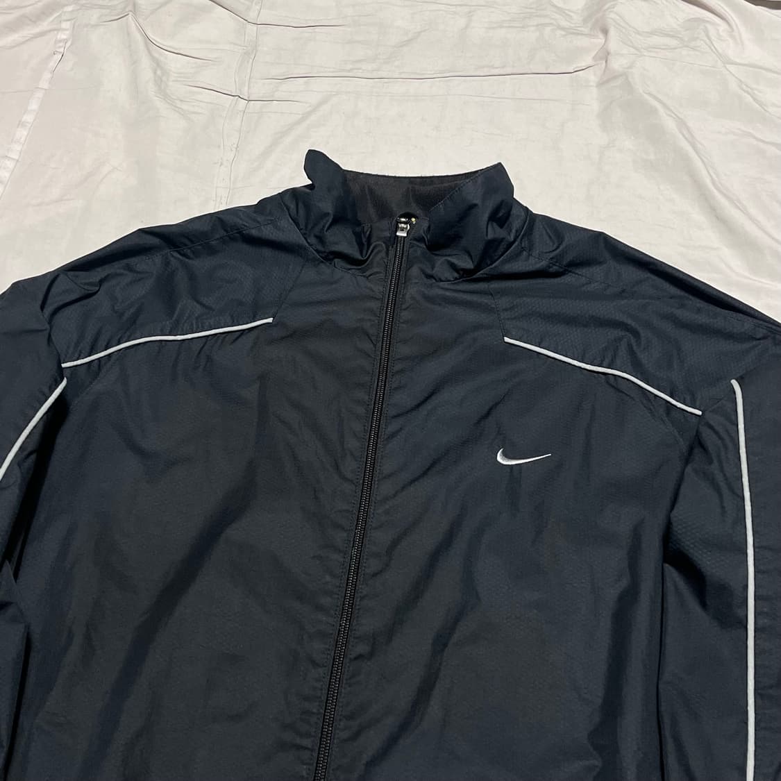 XL 나이키 올드스쿨 블랙 나일론 자켓   상품이미지1