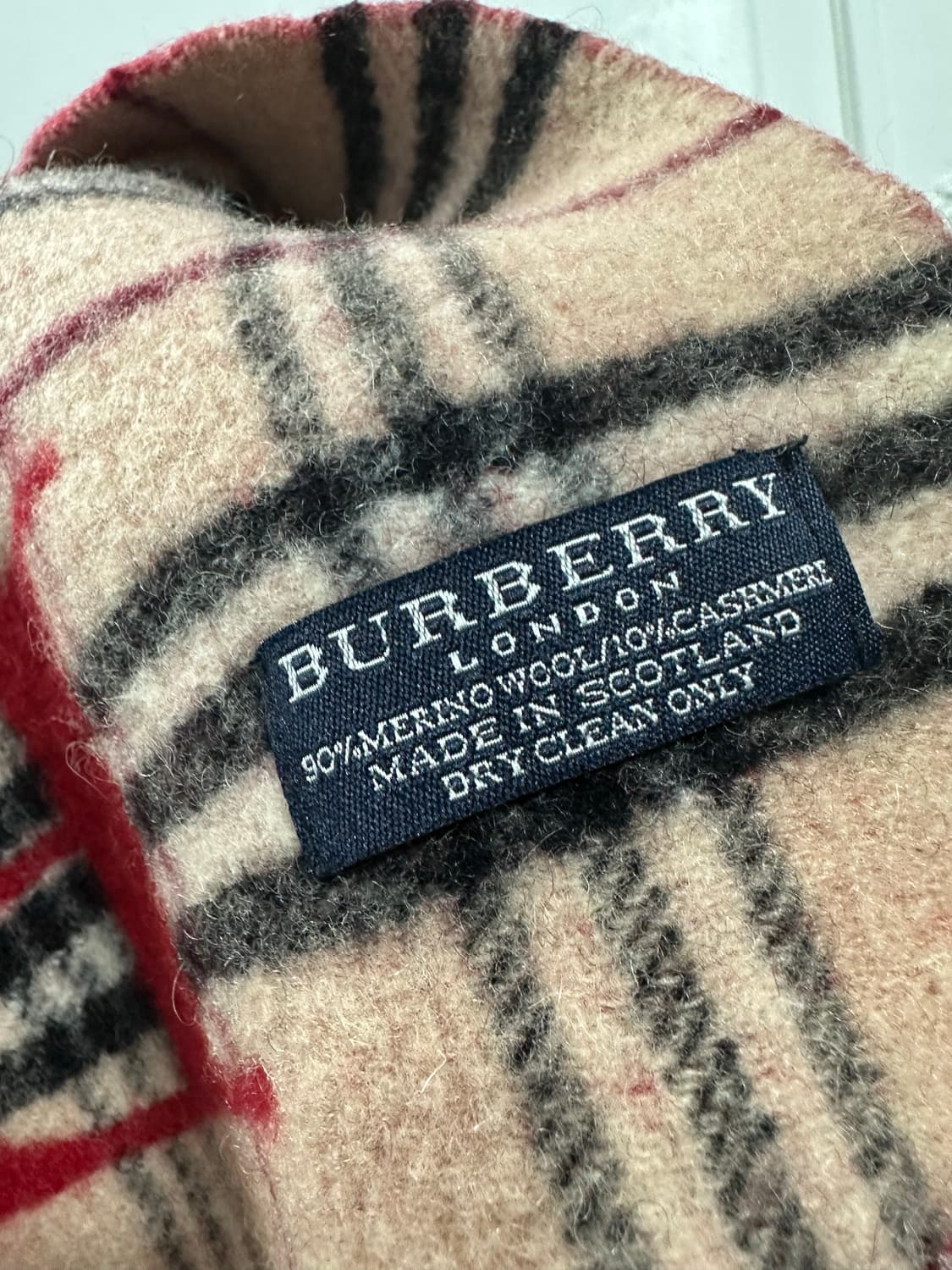 버버리 울 캐시미어 머플러 상품이미지4