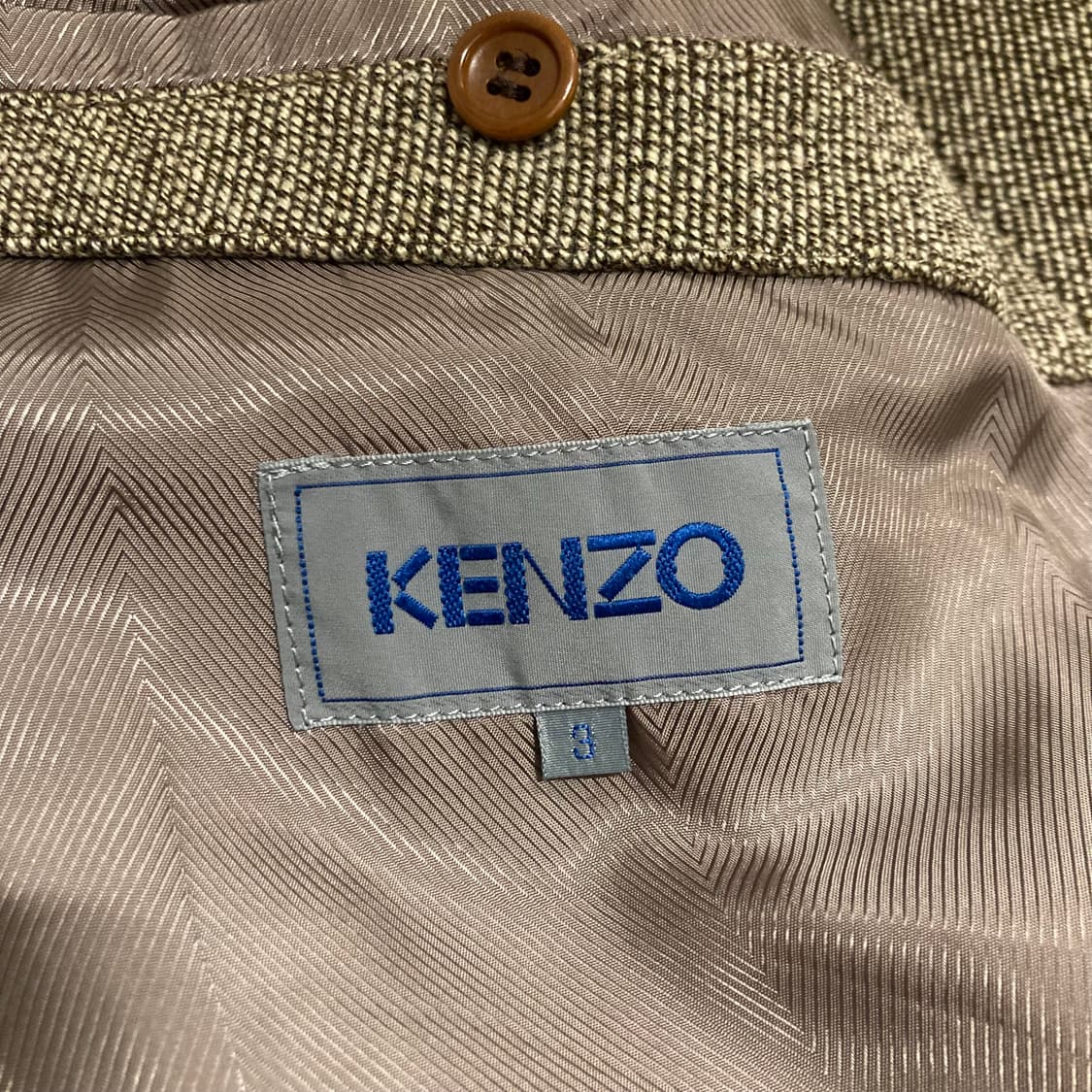 빈티지 겐조 (KENZO) 싱글 롱 코트 상품이미지4