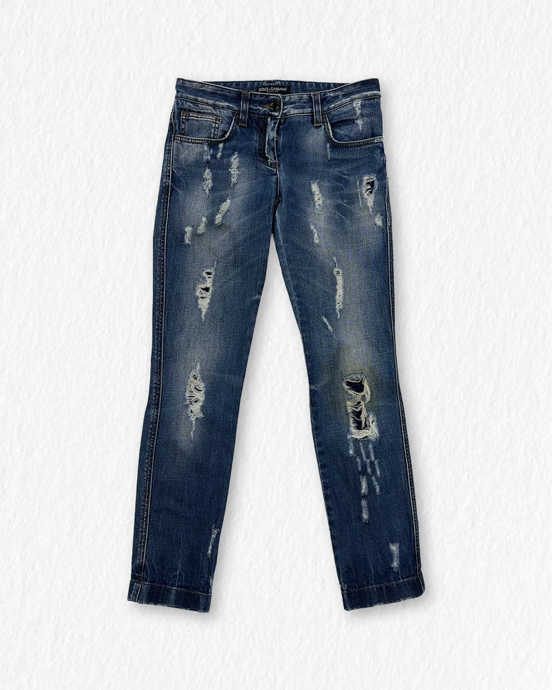 돌체앤가바나 데미지 데님 팬츠 상품이미지1