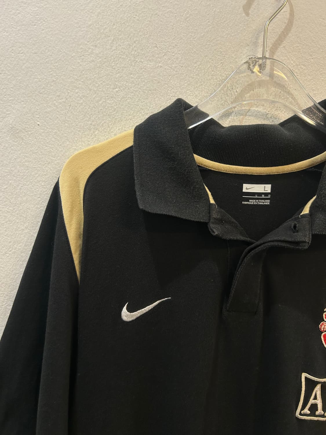 Nike Black Football Polo Shirt 상품이미지2