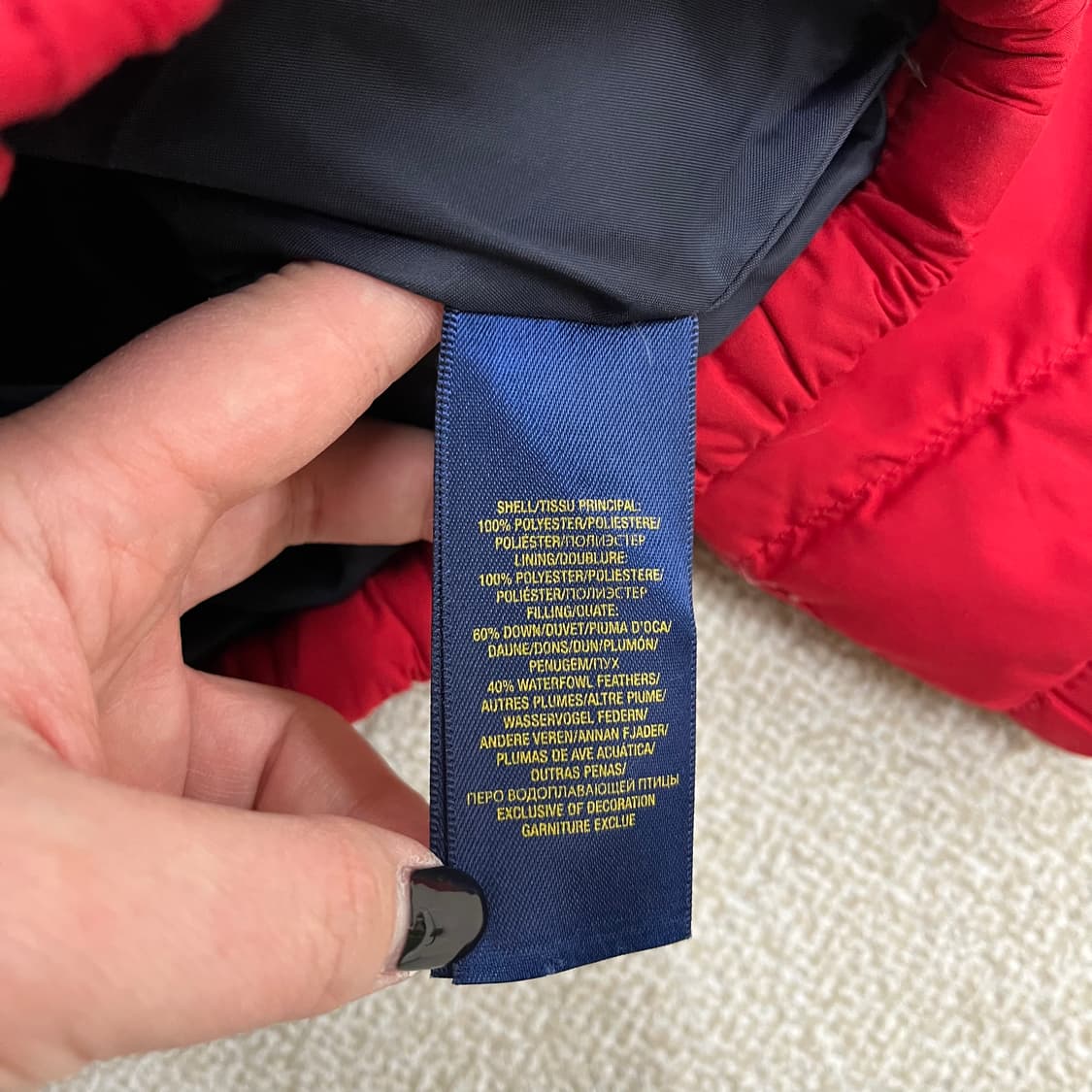 3T 폴로랄프로렌 키즈 다운 패딩 점퍼 0213M 상품이미지3