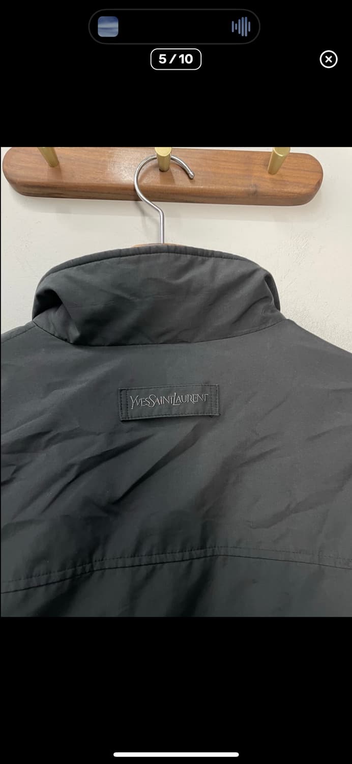 입생로랑 내피 패디드 블랙자켓 A3364 상품이미지5