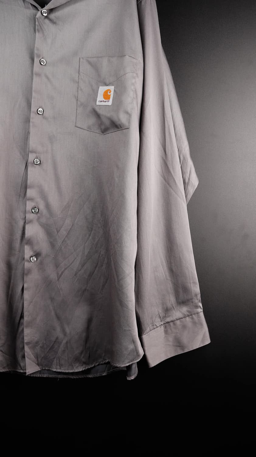 칼하트 빅사이즈 회색 포켓셔츠 상품이미지3