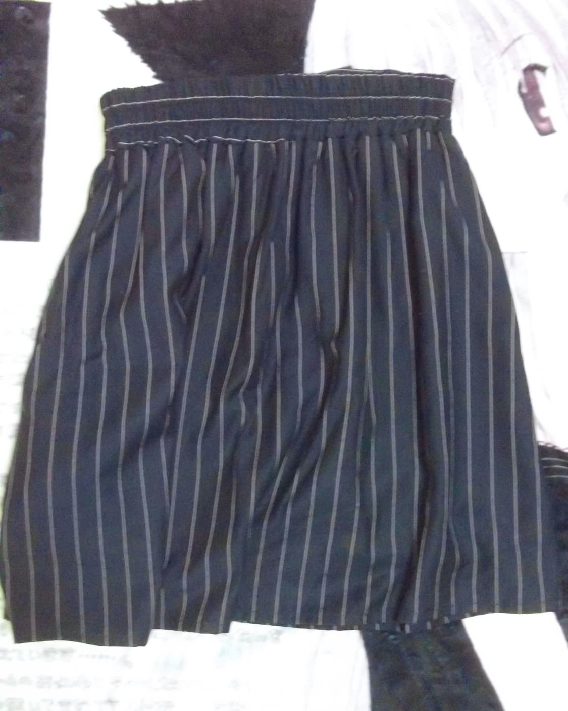 공겜여주 스트라이프 리본 스커트 모리걸 일본 빈티지 히메갸루 상품이미지4