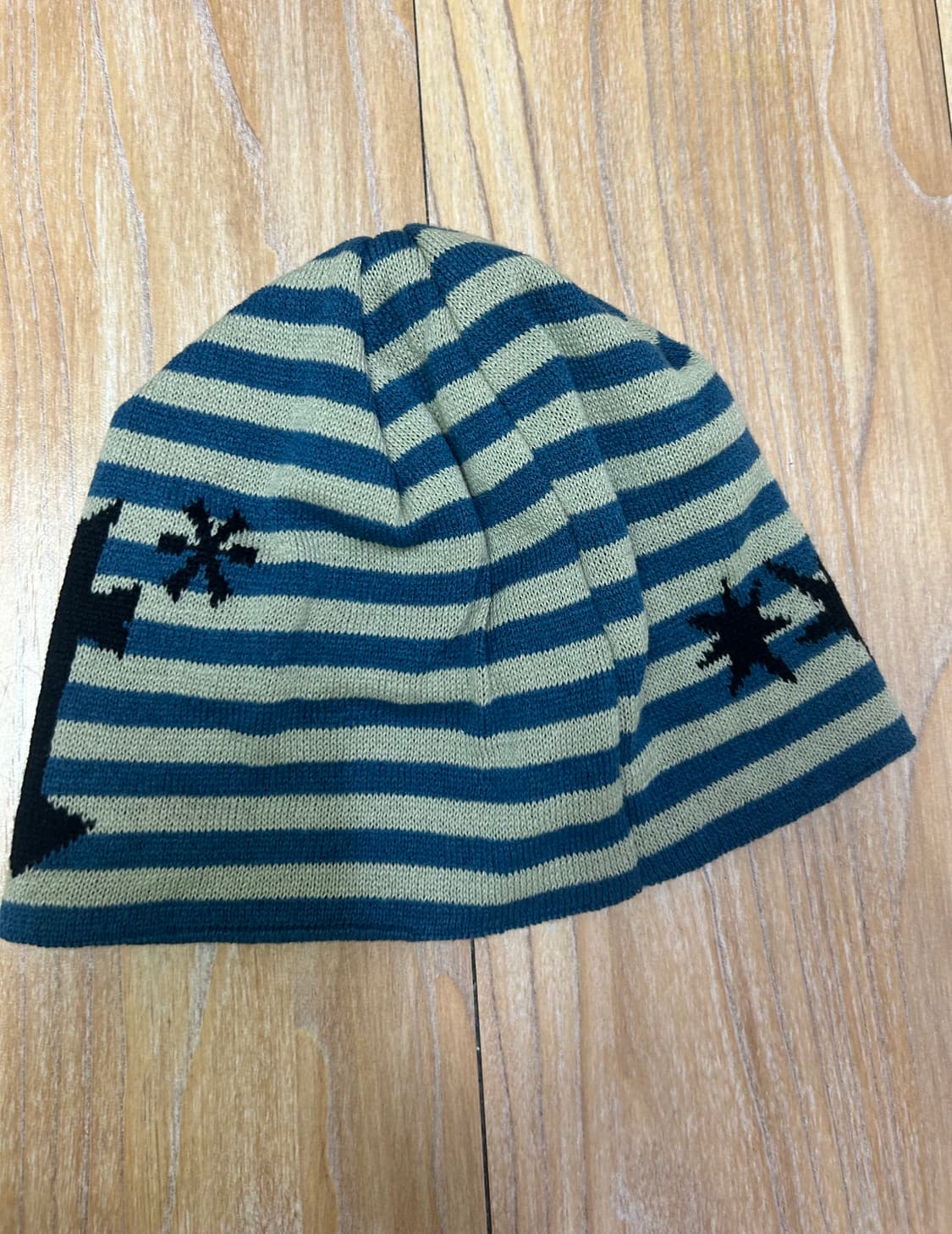 탄산마그네슘 자카드 스트라이프 비니 상품이미지1