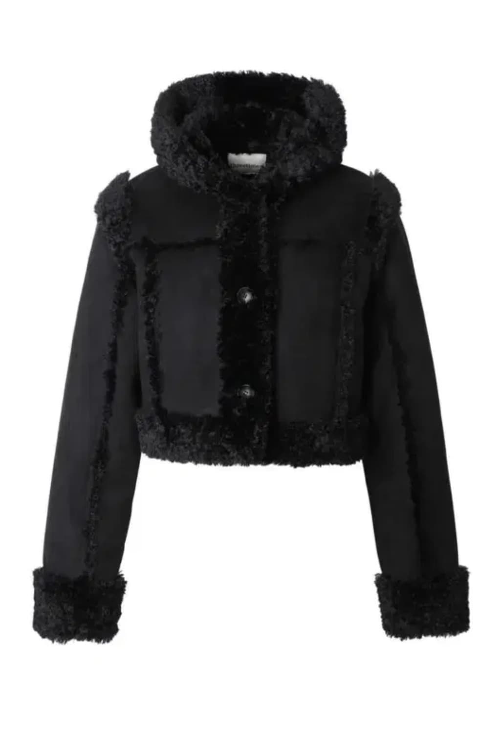 쓰리타임즈 베이비 퍼 후드 무스탕 상품이미지1