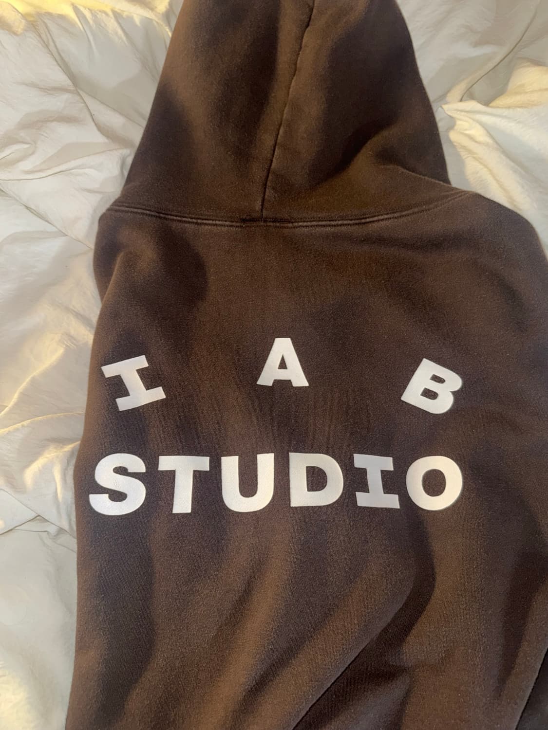 아이앱 스튜디오 브라운 후드티 L 상품이미지1