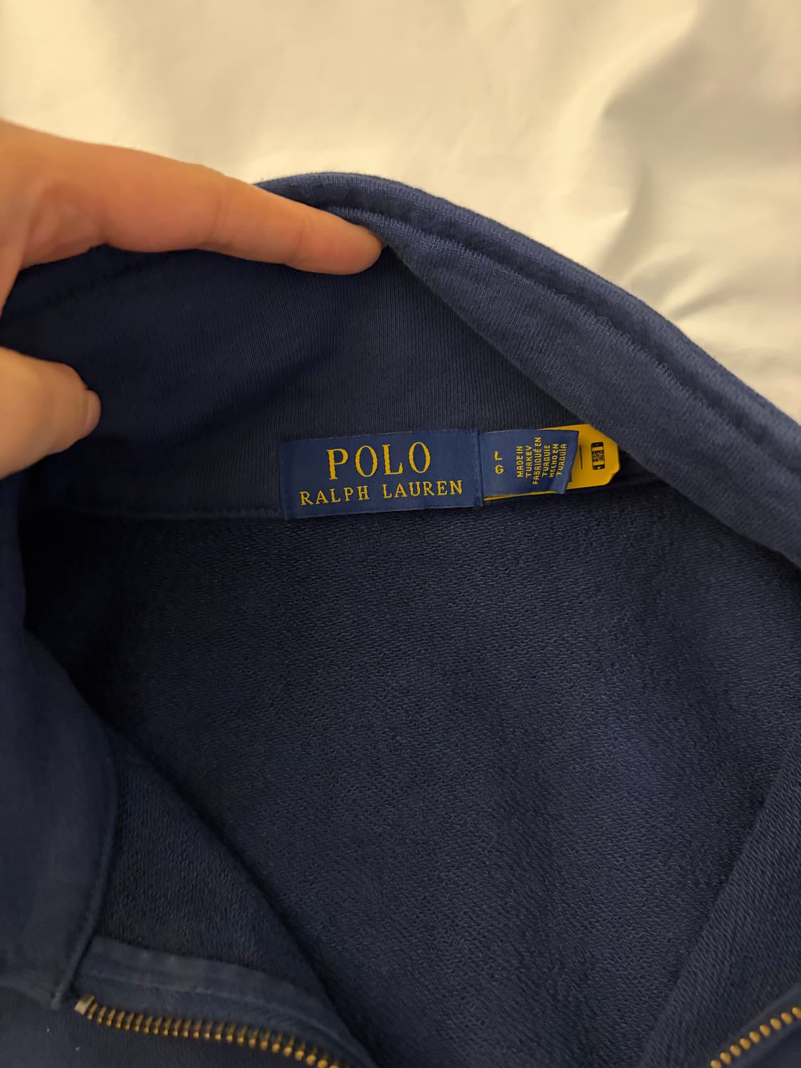 폴로 랄프로렌 네이비 하프집업 L 상품이미지2